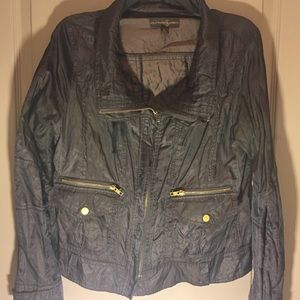 Black waist length women’s jacket